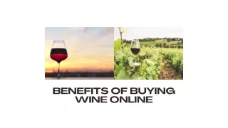 Benefits of Buying Wine Online