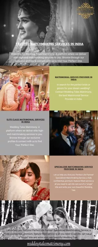 Trusted Matchmaking Services in India