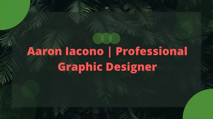 aaron iacono professional graphic designer