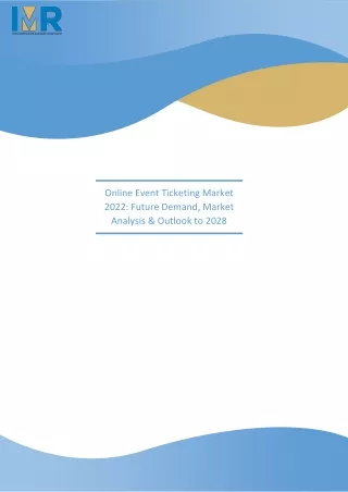 online event ticketing market 2022 future demand
