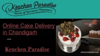 Online cake delivery in Chandigarh