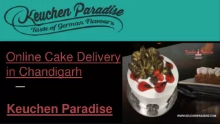 Online cake delivery in Chandigarh