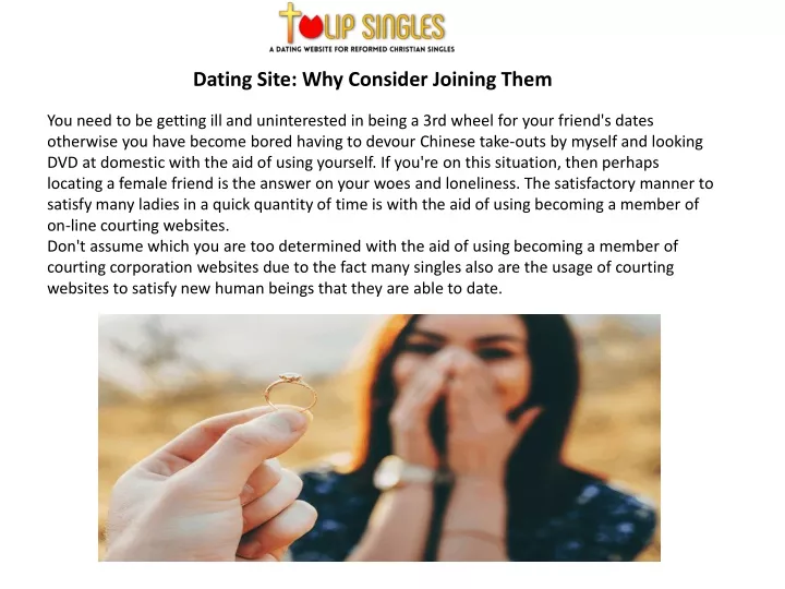 dating site why consider joining them