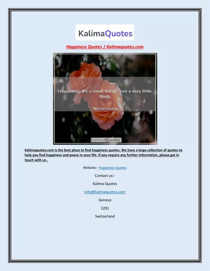 happiness quotes kalimaquotes com