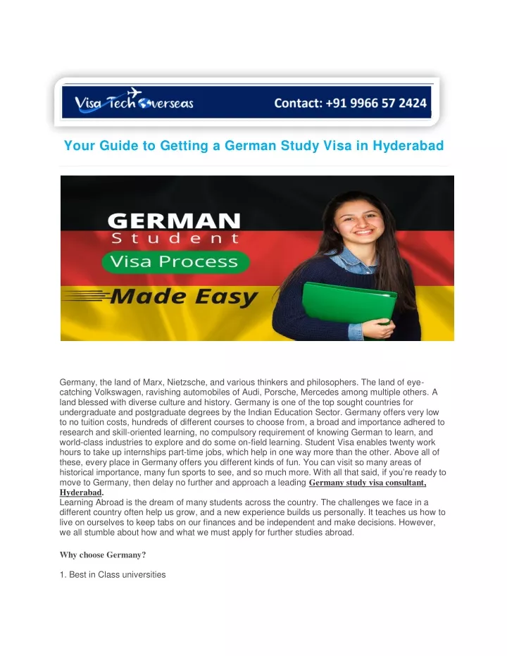 your guide to getting a german study visa