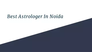 Best Astrologer In Noida