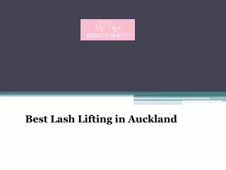 Best Lash Lifting in Auckland - www.browsandbeauty.co.nz