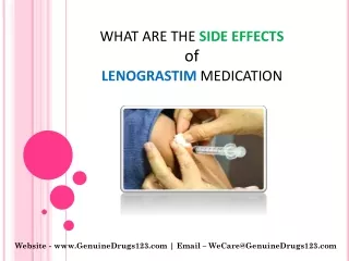 what are the side effects of lenograstim