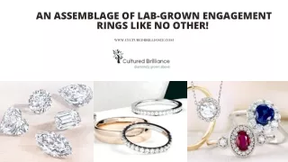 An Assemblage Of Lab-grown Engagement Rings Like No Other!