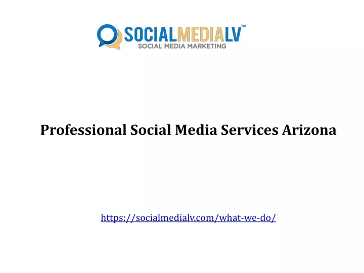professional social media services arizona