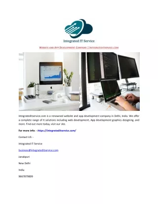 w ebsite and a pp d evelopment c ompany