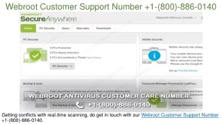 webroot customer support number 1 800 886 0140