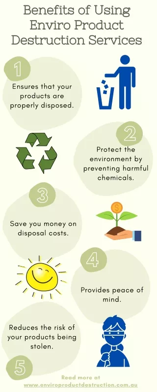 Benefits of Using Enviro Product Destruction Services
