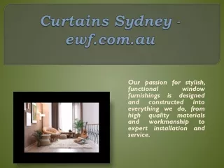 Curtains Sydney - ewf.com.au