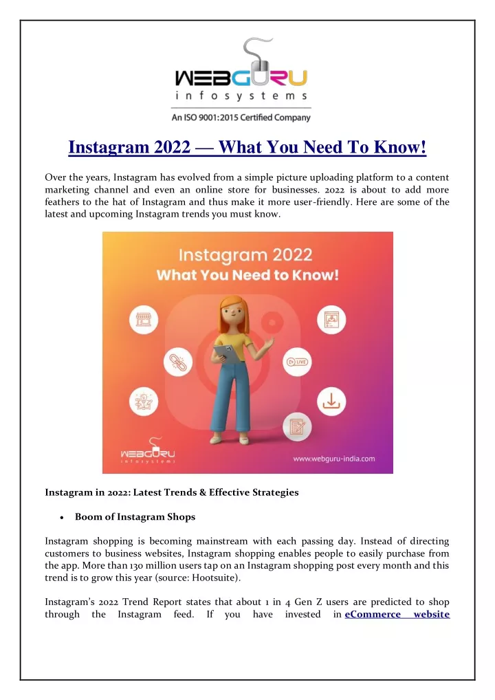 instagram 2022 what you need to know