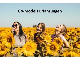 Go-Models Erfahrungen
