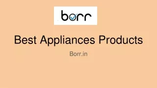 Best Appliances Products