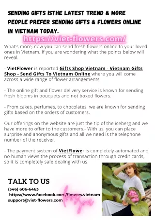 Gifts To Vietnam