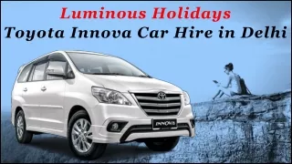 Toyota Innova Crysta Car Hire in Delhi