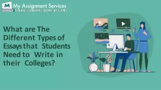 what are the different types of essays that