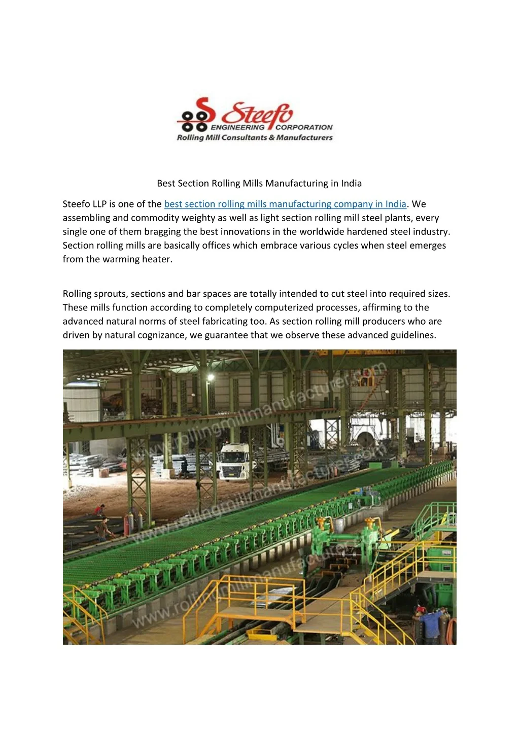 PPT - Best Section Rolling Mills Manufacturing in India PowerPoint ...