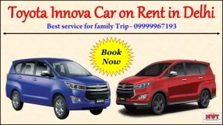 Toyota Innova Car on Rent in Delhi