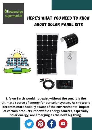 A Guide To Solar Panel Kits