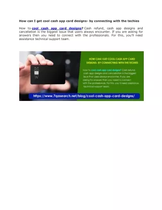 how can i get cool cash app card designs