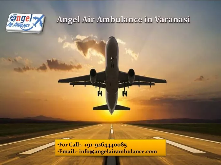 angel air ambulance in varanasi