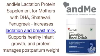 andMe Lactation Protein Supplement