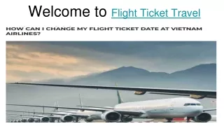 How can i change my flight ticket date at Vietnam Airlines