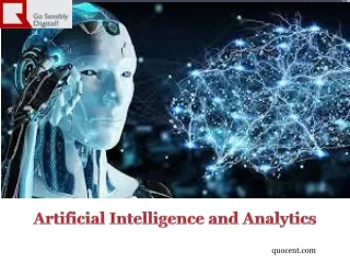 Artificial Intelligence and Analytics