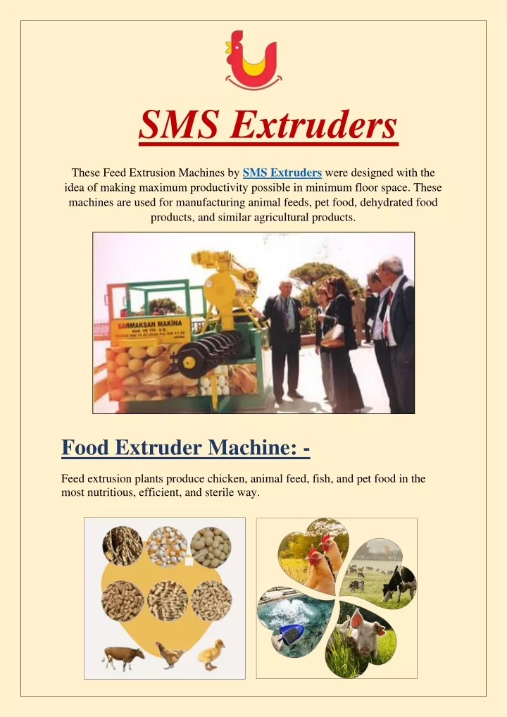 sms extruders