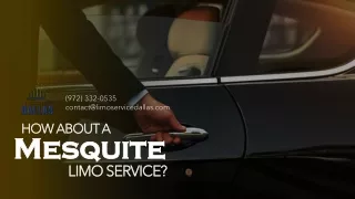 How About a Mesquite Limo Service