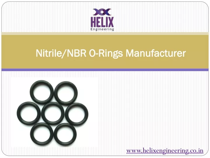 nitrile nbr o rings manufacturer