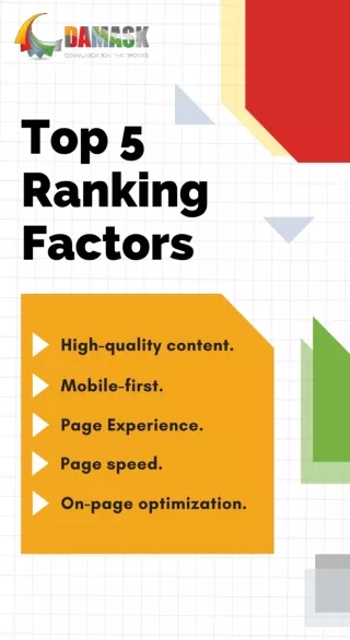 Top 5 Ranking Factors