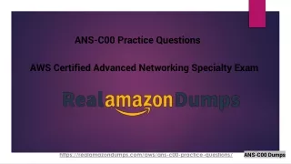 ANS-C00 Exam Dumps By Realamazondumps 2