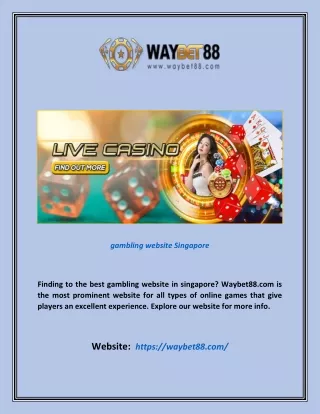 gambling website singapore