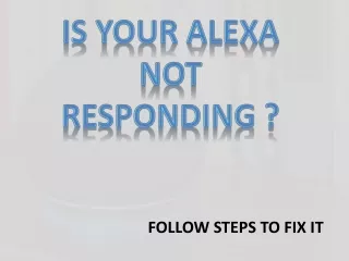Causes & Solutions of Alexa not Responding Issue
