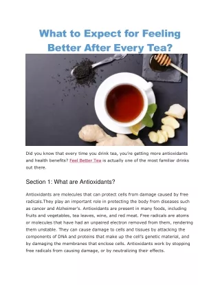 feel better tea