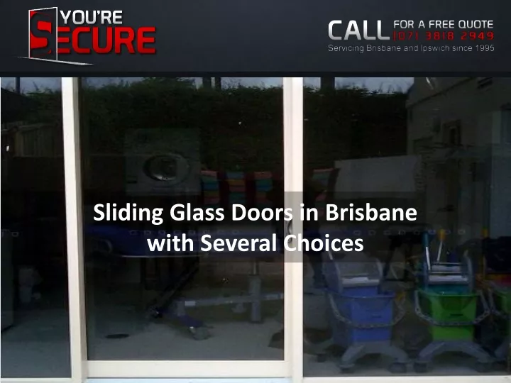 sliding glass doors in brisbane with several