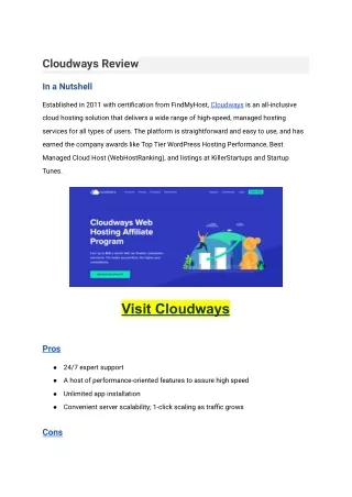 cloudways review