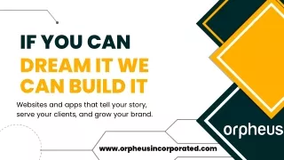 Orpheus - Dream It We Can Build It