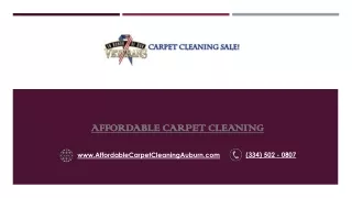 Steam Carpet Cleaning Auburn, AL