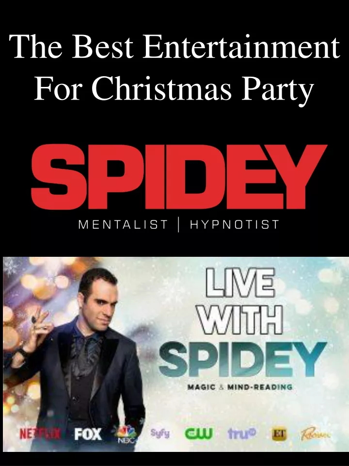 the best entertainment for christmas party