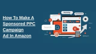 How to make a sponsored PPC campaign ad in Amazon