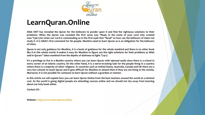 learnquran online