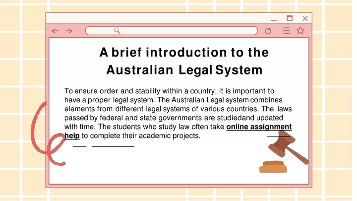 a brief introduction to the australian legal system