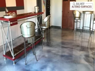 Stained stamped concrete Ephrata, PA