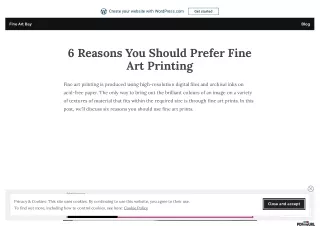 6 Reasons You Should Prefer Fine Art Printing